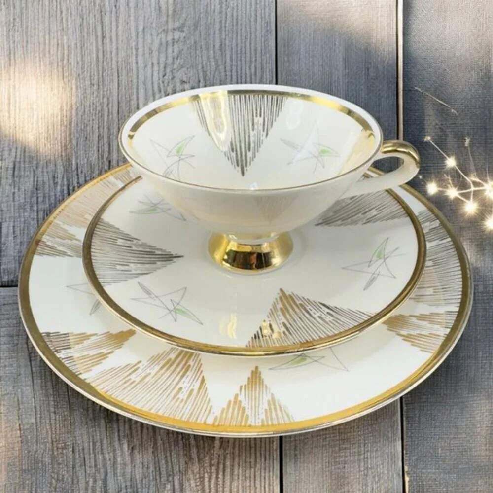 Winterling Marktleuthen Bavaria Plate Teacup And Saucer‎ Set 3 Pieces Porcelain